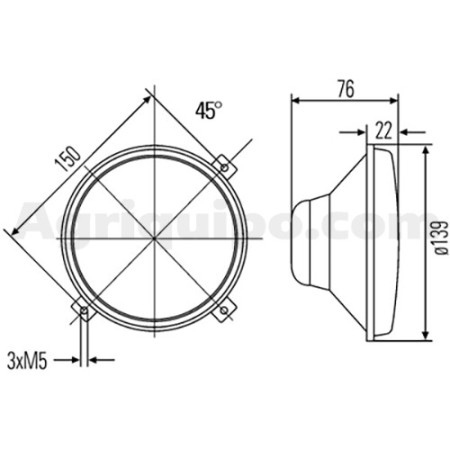 Faro optico | John Deere 2