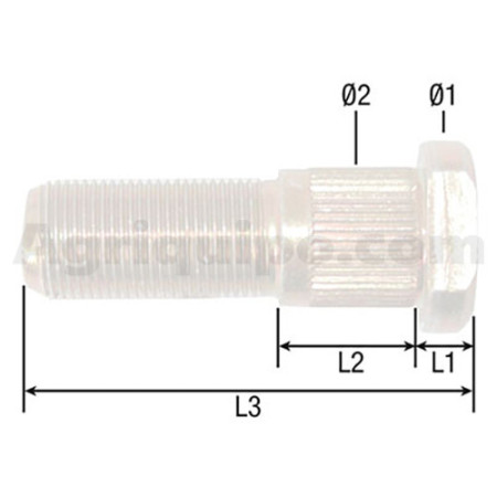Tornillo de rueda | Landini 2