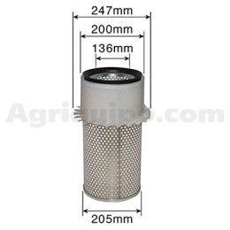 Filtro de aire exterior