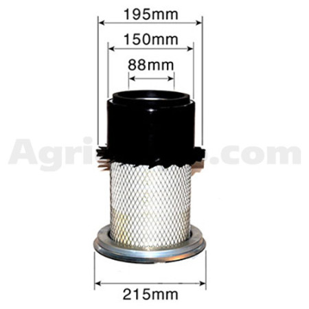 Filtro de aire exterior | Massey Ferguson 2