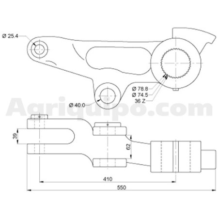 Brazo del elevador | John Deere 2